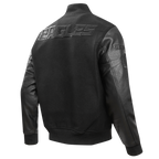 NFL PHILADELPHIA EAGLES TRIPLE BLACK MEN'S WOOL VARSITY JACKET (TRIPLE BLACK MEN'S)