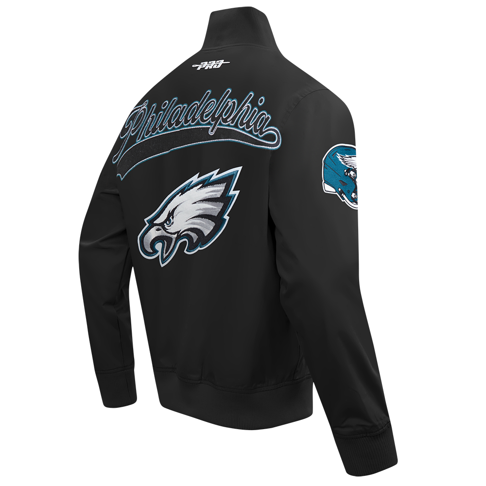 NFL PHILADELPHIA EAGLES LIVING LARGE BLOUSON EN SERGÉ POUR HOMME (NOIR)