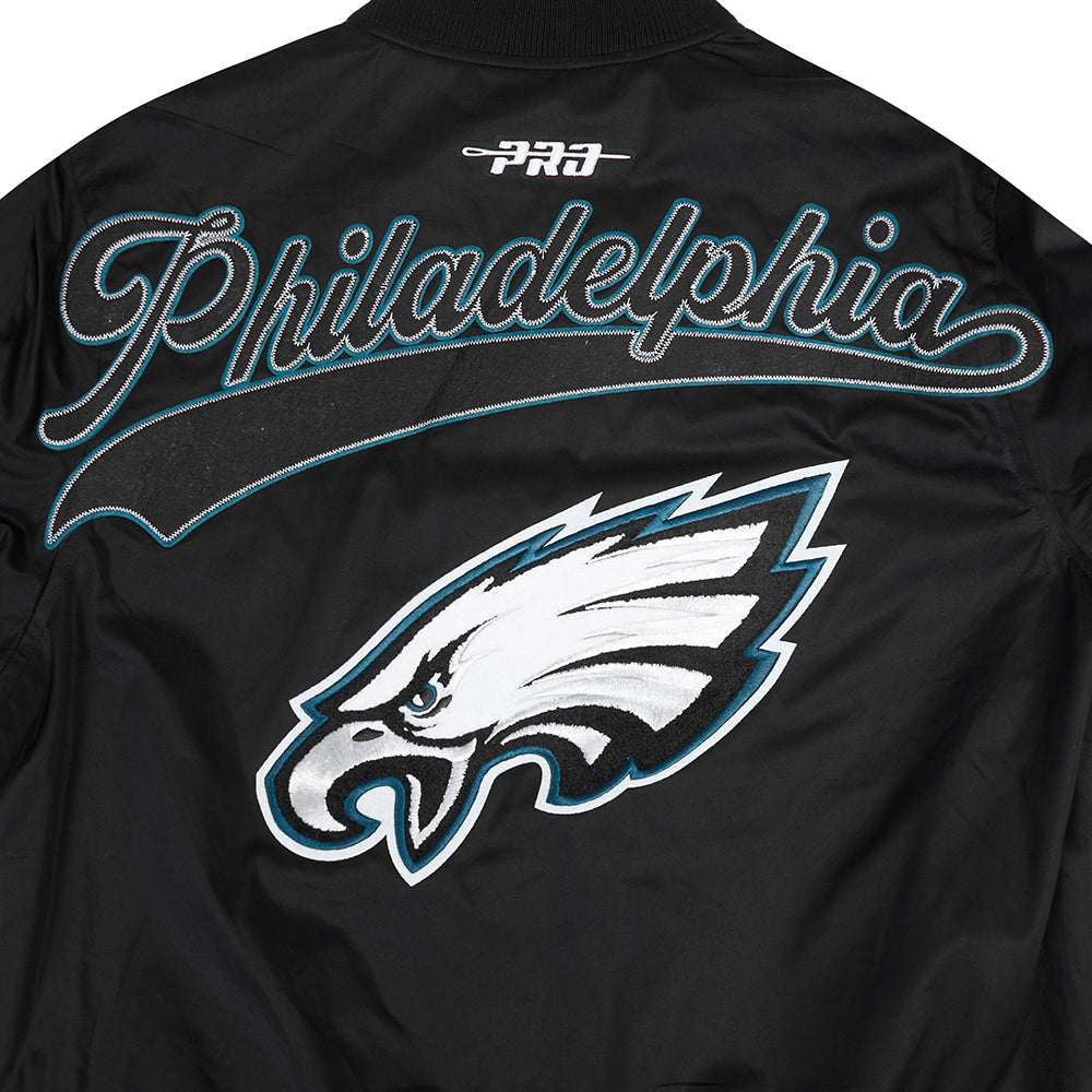NFL PHILADELPHIA EAGLES LIVING LARGE BLOUSON EN SERGÉ POUR HOMME (NOIR)
