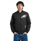 NFL PHILADELPHIA EAGLES LIVING LARGE BLOUSON EN SERGÉ POUR HOMME (NOIR)