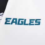 NFL PHILADELPHIA EAGLES CITY ARCH MEN'S WOOL VARSITY JACKET (BLACK/WHITE M60030)