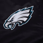 NFL PHILADELPHIA EAGLES CITY ARCH BLOUSON EN SATIN POUR HOMME (NOIR)