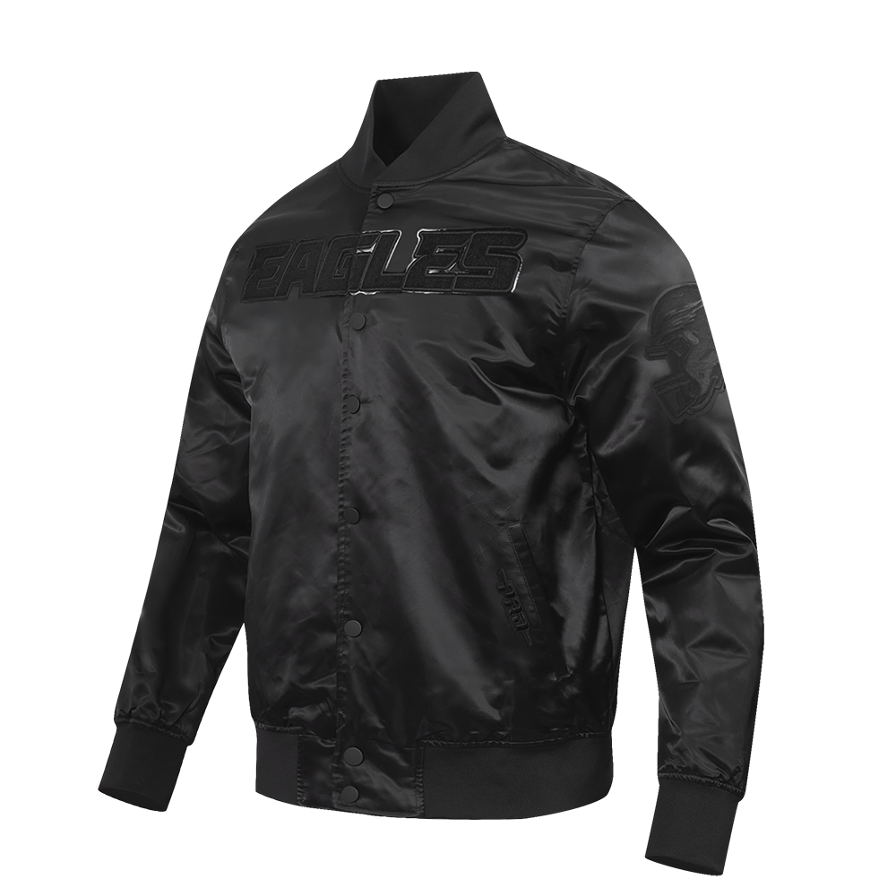 NFL PHILADELPHIA EAGLES TRIPLE BLACK MANTEAU POUR HOMME (NOIR)