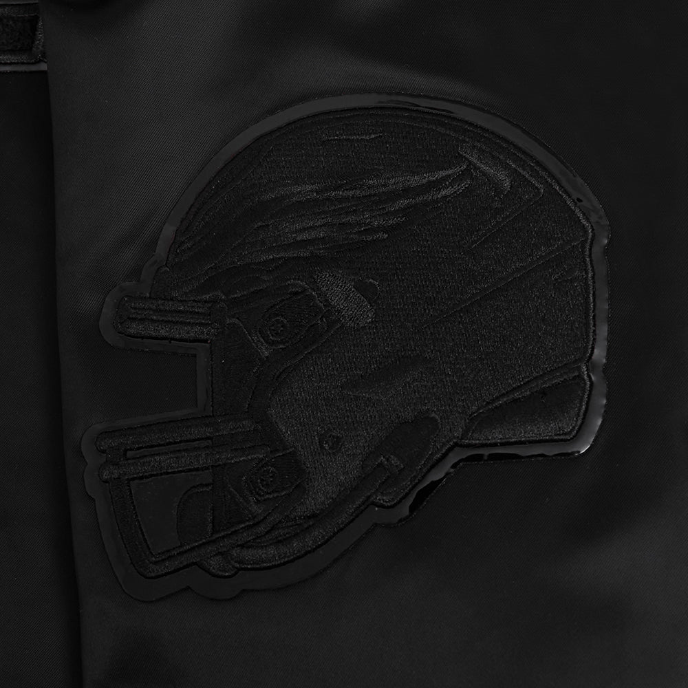 NFL PHILADELPHIA EAGLES TRIPLE BLACK MANTEAU POUR HOMME (NOIR)