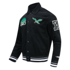 NFL PHILADELPHIA EAGLES ORIGINAL PLAYERS MEN'S JACKET (BLACK)