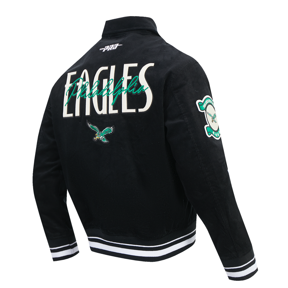 NFL PHILADELPHIA EAGLES ORIGINAL PLAYERS MEN'S JACKET (BLACK)