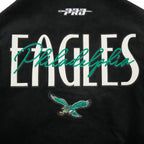 NFL PHILADELPHIA EAGLES ORIGINAL PLAYERS MEN'S JACKET (BLACK)