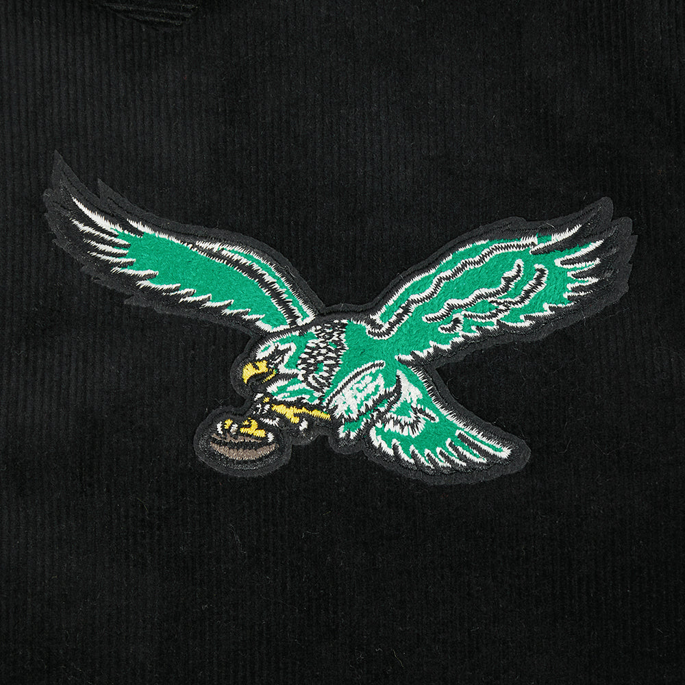 NFL PHILADELPHIA EAGLES ORIGINAL PLAYERS MEN'S JACKET (BLACK)