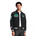 NFL PHILADELPHIA EAGLES ORIGINAL PLAYERS MEN'S JACKET (BLACK)