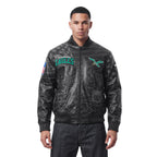 NFL PHILADELPHIA EAGLES PRO PREMIUM MEN'S COAT (BLACK)