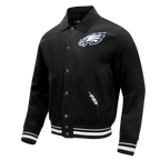NFL PHILADELPHIA EAGLES CLASSIC CORDUROY MANTEAU POUR HOMME (NOIR)