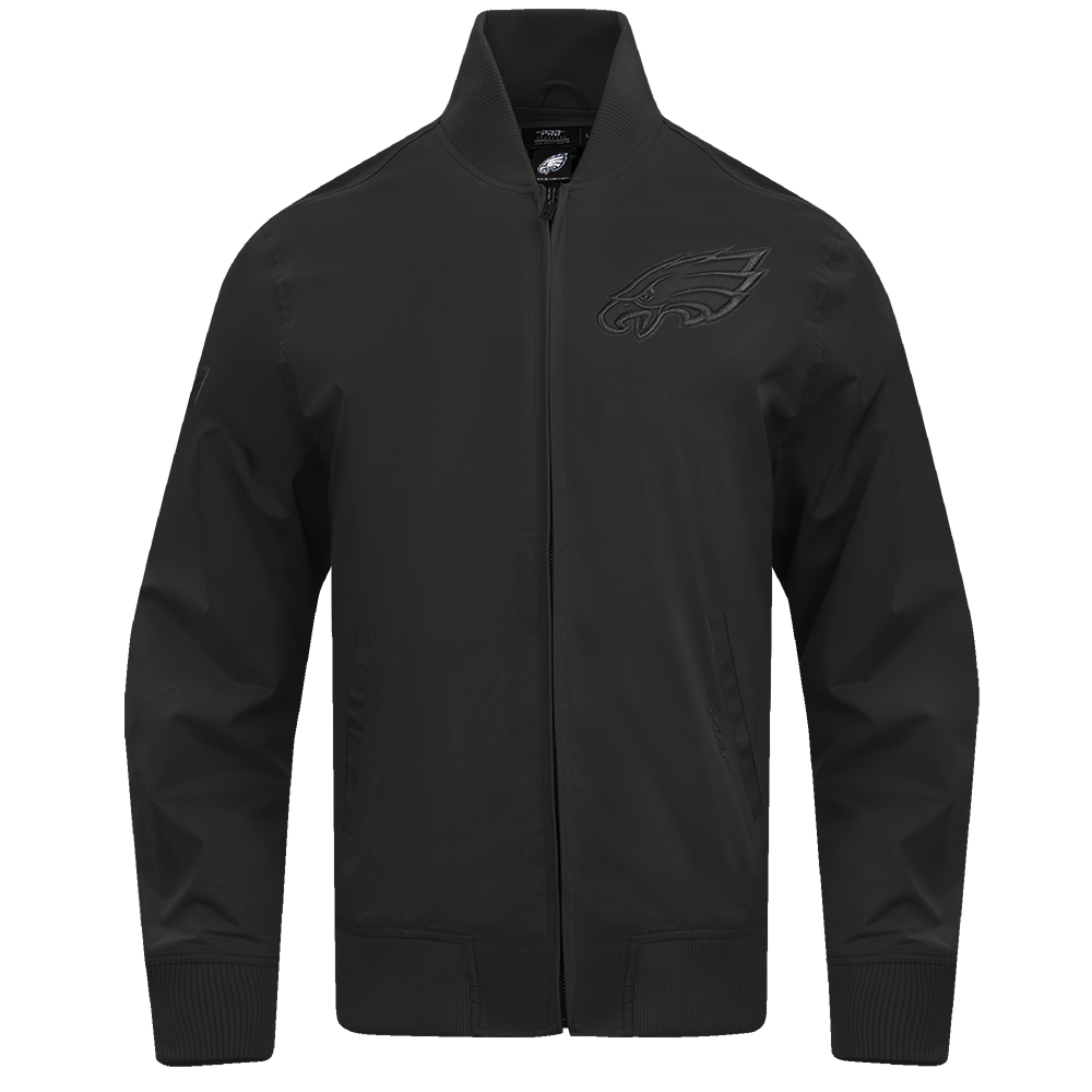 NFL PHILADELPHIA EAGLES NEUTRAL MEN'S  TWILL JACKET (BLACK)