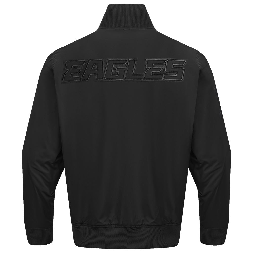 NFL PHILADELPHIA EAGLES NEUTRAL MEN'S  TWILL JACKET (BLACK)