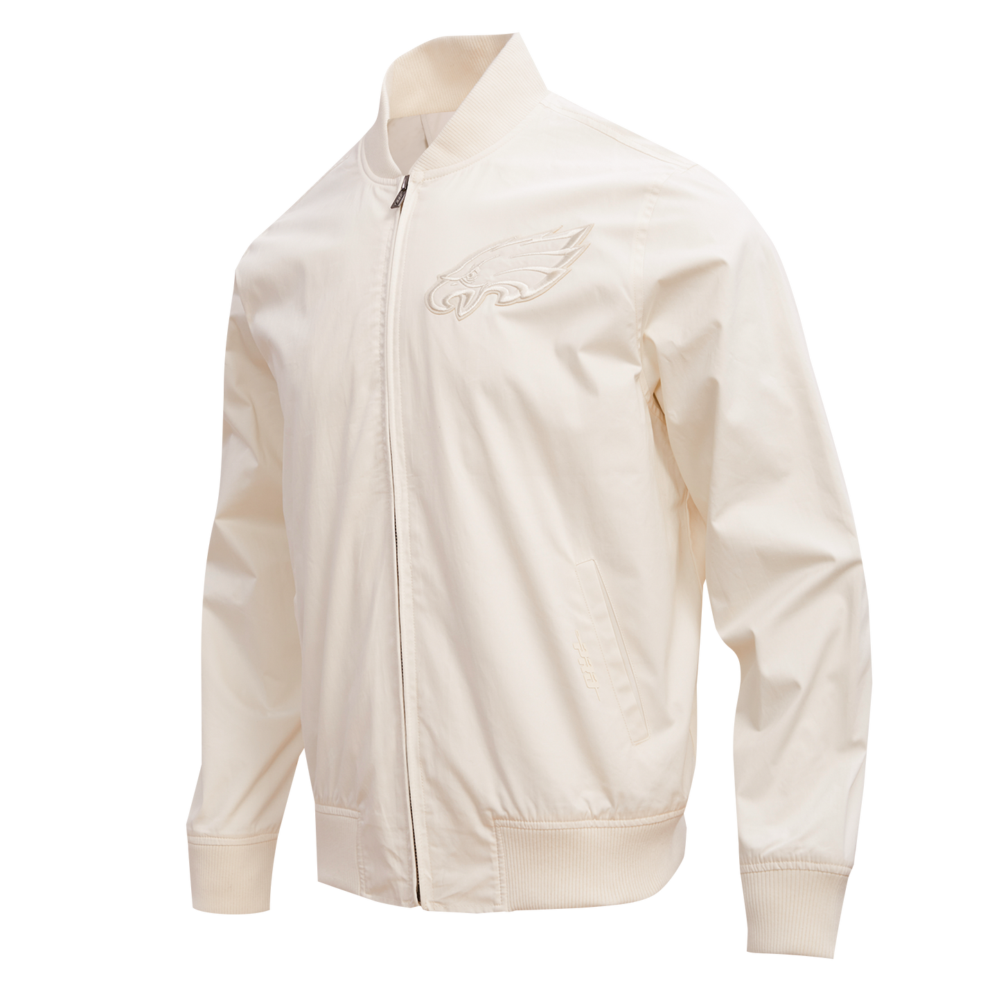 NFL PHILADELPHIA EAGLES NEUTRAL MEN'S TWILL JACKET (EGGSHELL)
