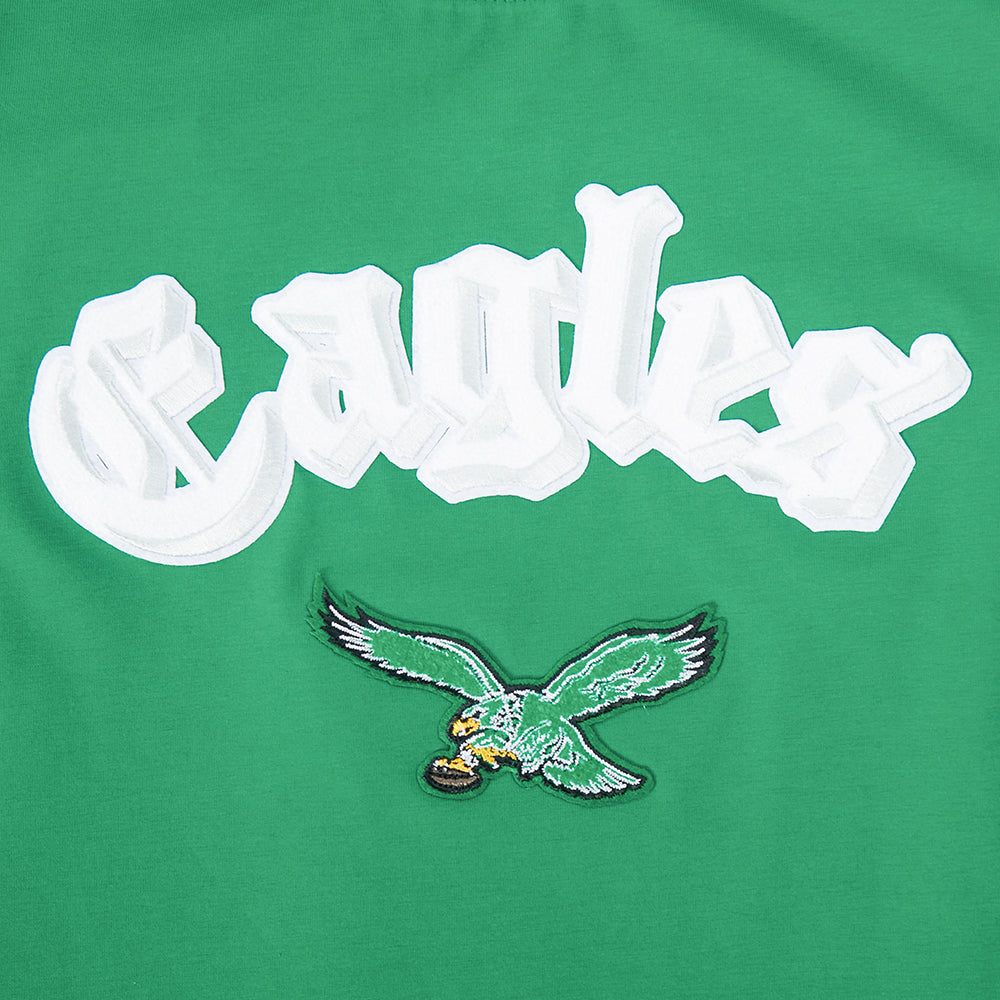 NFL PHILADELPHIA EAGLES BEST OF T-SHIRT À MANCHES COURTES ET À COUPE AJUSTÉE POUR FEMME (VERT KELLY)