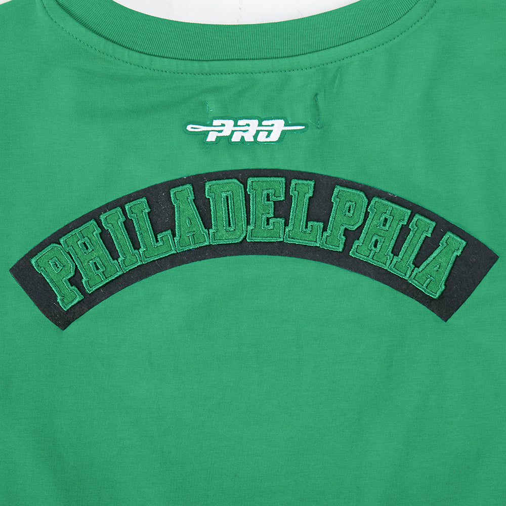 NFL PHILADELPHIA EAGLES BEST OF T-SHIRT À MANCHES COURTES ET À COUPE AJUSTÉE POUR FEMME (VERT KELLY)