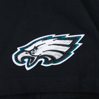 NFL PHILADELPHIA EAGLES SAQUON BARKLEY #26 CLASSIC PNN WOMEN'S SJ BOXY TEE (BLACK)