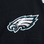 NFL PHILADELPHIA EAGLES JALEN HURTS #1 CLASSIC PNN WOMEN'S SJ BOXY TEE (BLACK)