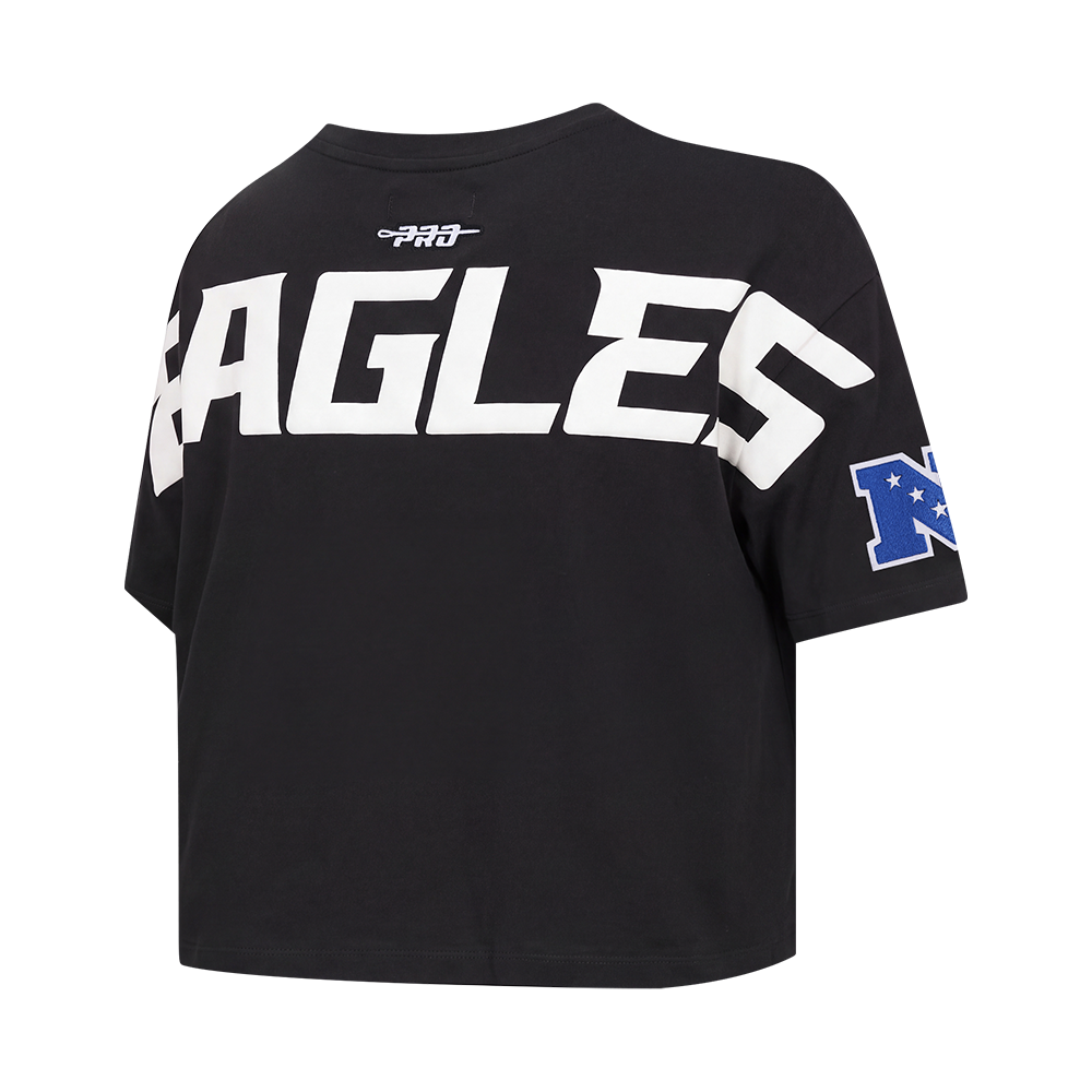 NFL PHILADELPHIA EAGLES PLAYBACK WOMEN'S SHIRT (BLACK)