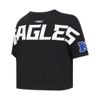 NFL PHILADELPHIA EAGLES PLAYBACK WOMEN'S SHIRT (BLACK)