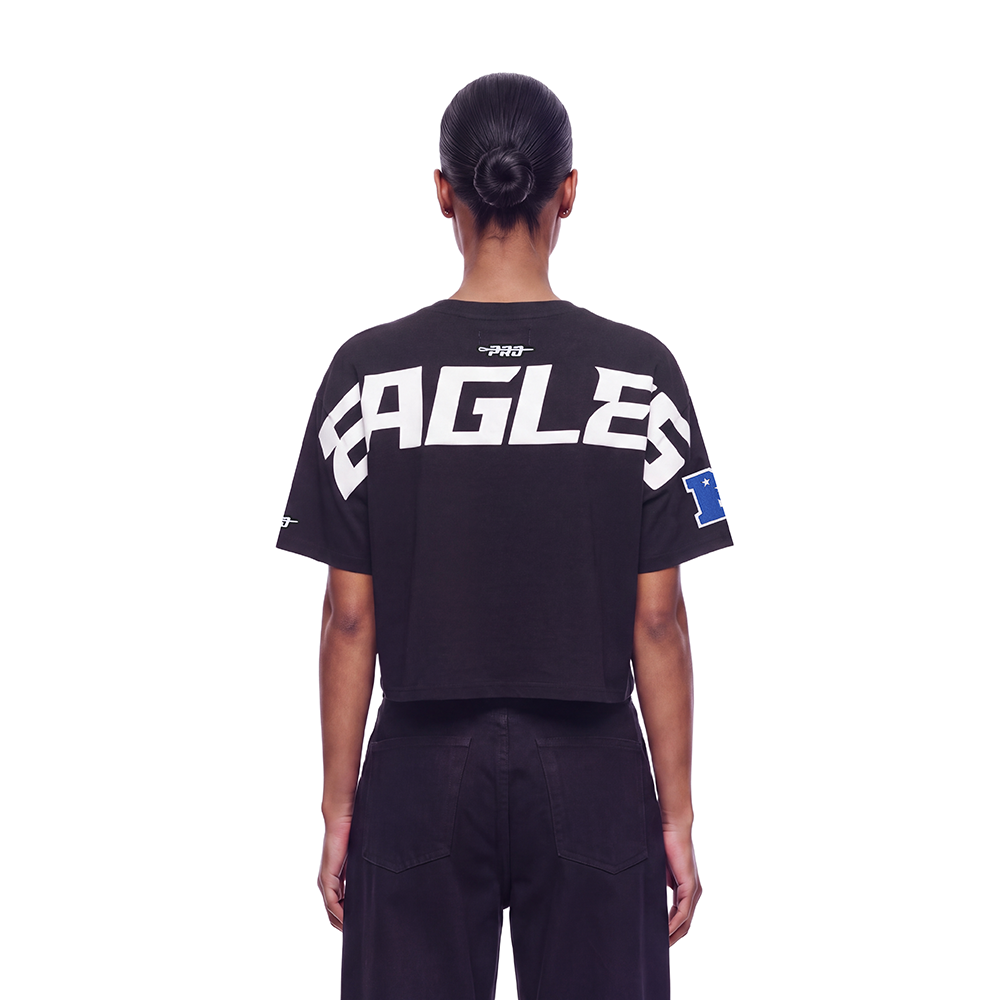 NFL PHILADELPHIA EAGLES PLAYBACK WOMEN'S SHIRT (BLACK)