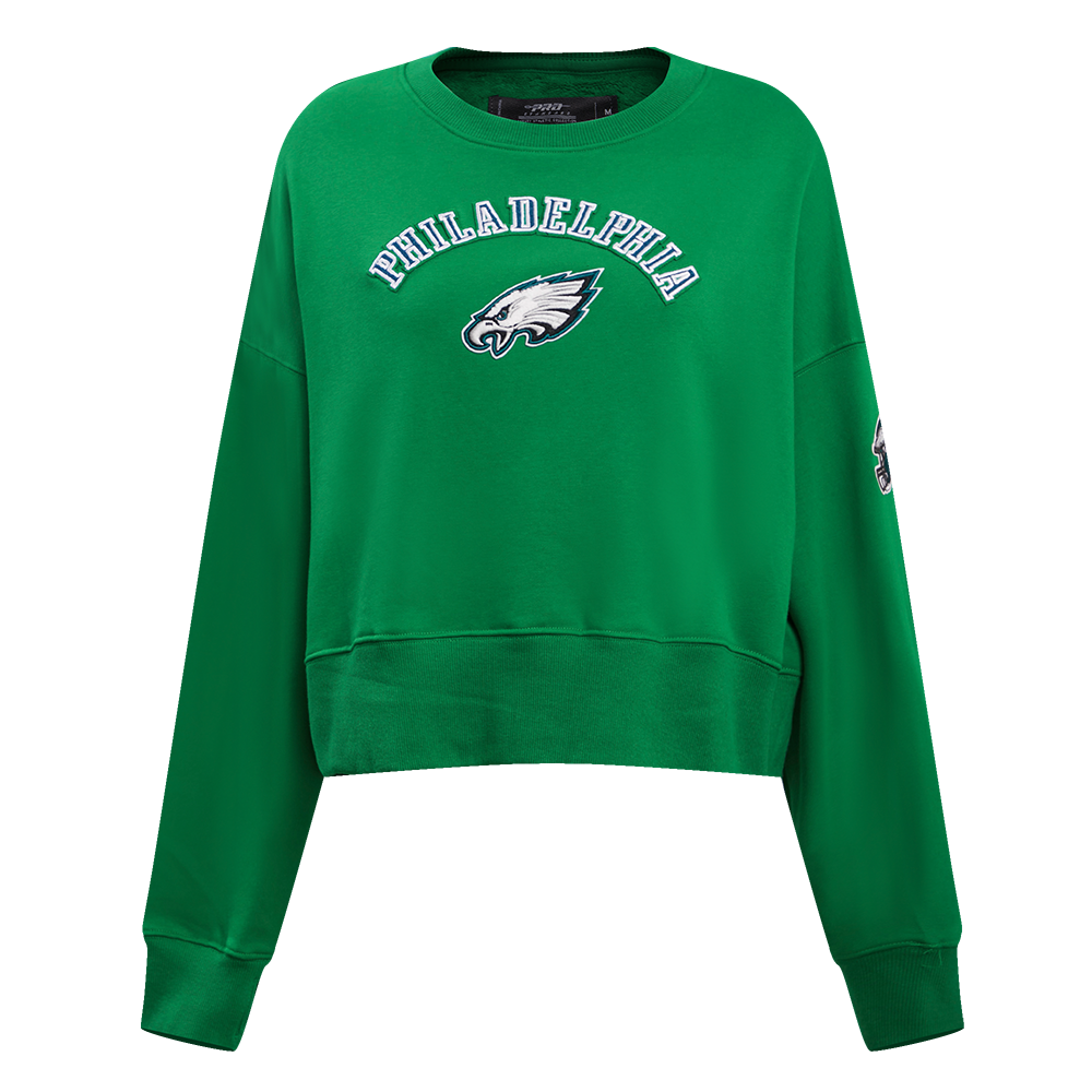 NFL PHILADELPHIA EAGLES CLASSIC CHANDAIL À COL ROND POUR FEMME (VERT KELLY)
