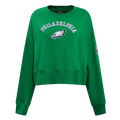 NFL PHILADELPHIA EAGLES CLASSIC CHANDAIL À COL ROND POUR FEMME (VERT KELLY)