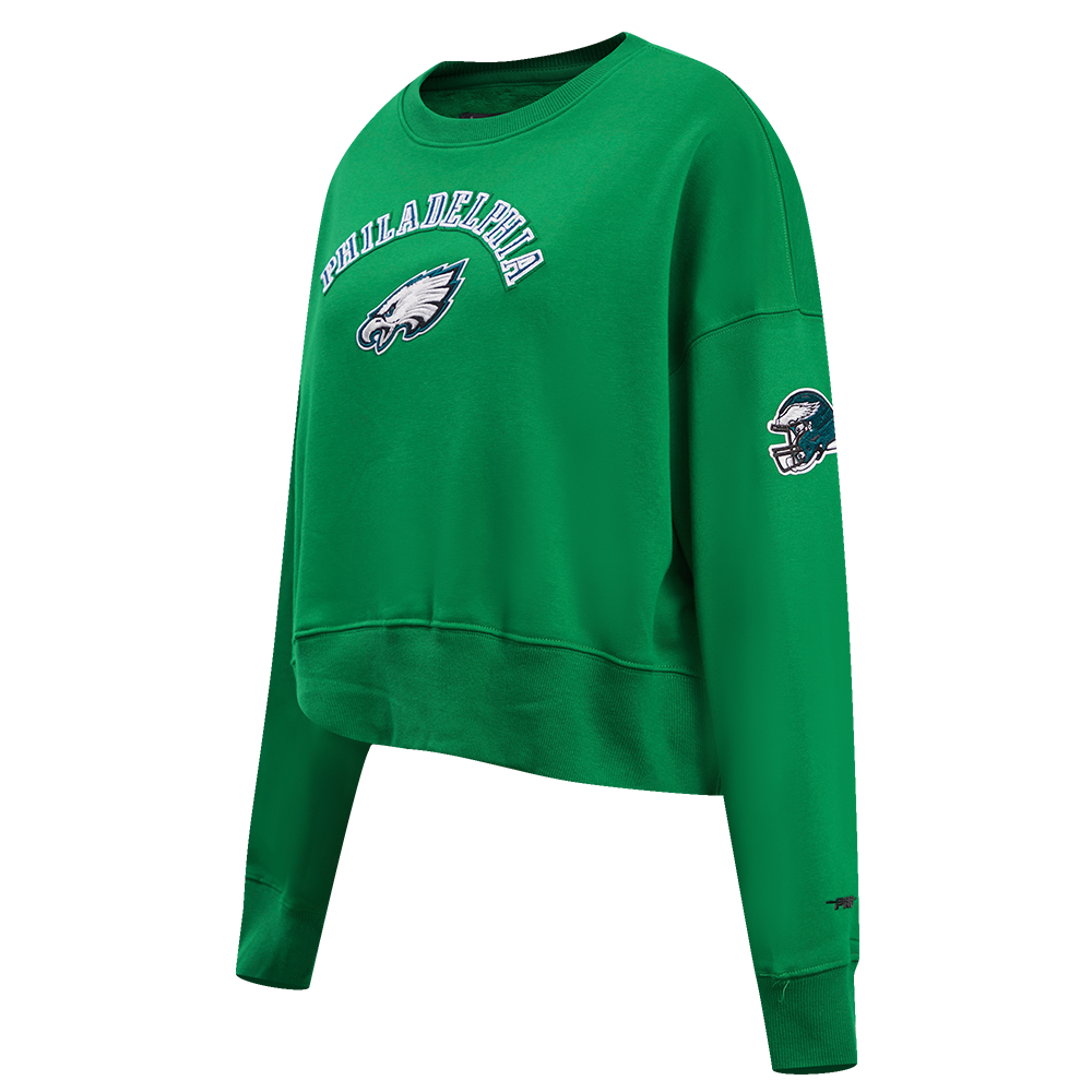 NFL PHILADELPHIA EAGLES CLASSIC CHANDAIL À COL ROND POUR FEMME (VERT KELLY)