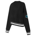 NFL PHILADELPHIA EAGLES CHANDAIL À COL ROND MASHUP CÔTELÉ POUR FEMME (NOIR)