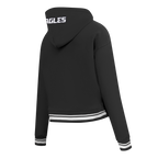 NFL PHILADELPHIA EAGLES CHANDAIL À CAPUCHON MASHUP COURT CÔTELÉ POUR FEMME (NOIR)