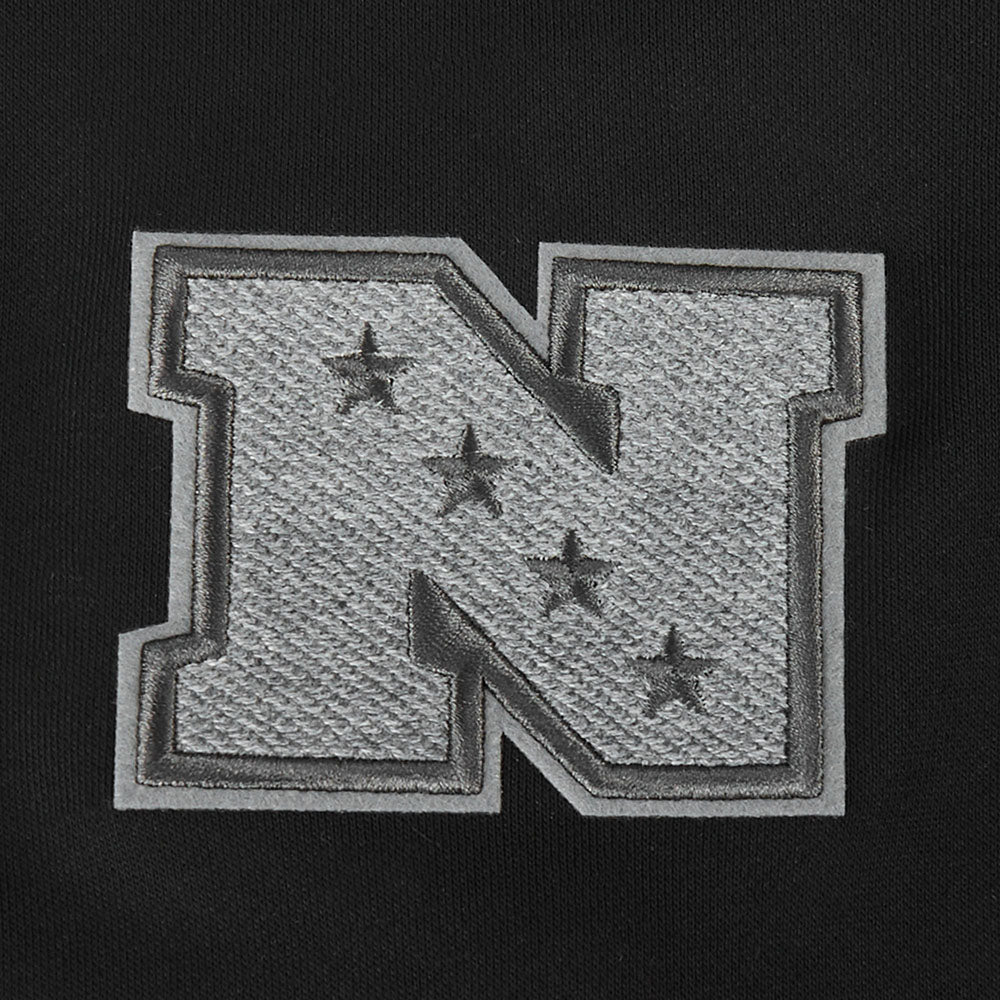 NFL PHILADELPHIA EAGLES REVERSE FRENCH TERRY CHANDAIL À COL ROND EN MOLLETON POUR FEMME (NOIR)