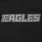 NFL PHILADELPHIA EAGLES REVERSE FRENCH TERRY CHANDAIL À COL ROND EN MOLLETON POUR FEMME (NOIR)