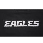 NFL PHILADELPHIA EAGLES GAME DAY CLASSICS WOMEN'S DOUBLE KNIT CREWNECK (BLACK)