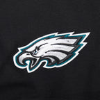 NFL PHILADELPHIA EAGLES GAME DAY CLASSICS WOMEN'S DOUBLE KNIT CREWNECK (BLACK)