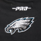 NFL PHILADELPHIA EAGLES GAME DAY CLASSICS WOMEN'S DOUBLE KNIT CREWNECK (BLACK)
