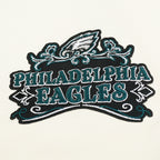 NFL PHILADELPHIA EAGLES REBEL ATHLETICS WOMEN'S FLC CREWNECK (EGGSHELL)