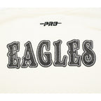 NFL PHILADELPHIA EAGLES REBEL ATHLETICS WOMEN'S FLC CREWNECK (EGGSHELL)