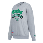 NFL PHILADELPHIA EAGLES BEST OF WOMEN'S STANDARD FLC CREWNECK (DARK HEATHER GRAY)