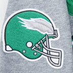 NFL PHILADELPHIA EAGLES BEST OF WOMEN'S STANDARD FLC CREWNECK (DARK HEATHER GRAY)