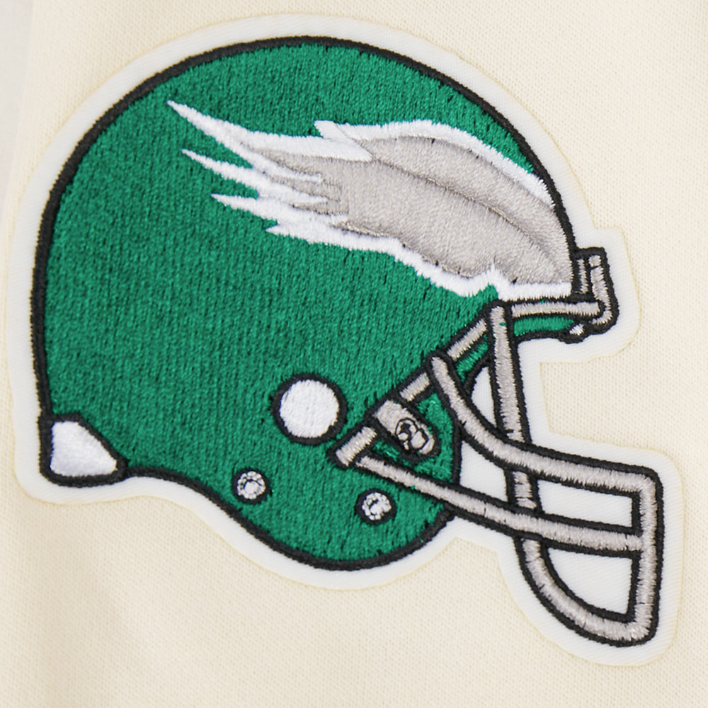 NFL PHILADELPHIA EAGLES BEST OF WOMEN'S STANDARD FLC CREWNECK (EGGSHELL)