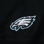 NFL PHILADELPHIA EAGLES JALEN HURTS #1 CLASSIC PNN CHANDAIL À COL ROND EN MOLLETON POUR FEMME (NOIR)