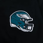NFL PHILADELPHIA EAGLES JALEN HURTS #1 CLASSIC PNN CHANDAIL À COL ROND EN MOLLETON POUR FEMME (NOIR)