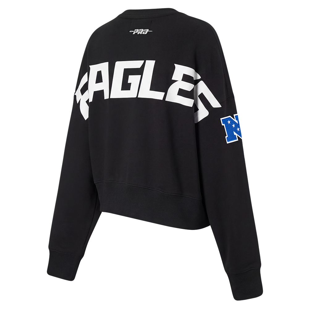 NFL PHILADELPHIA EAGLES PLAYBACK WOMEN'S SWEATSHIRT (BLACK)
