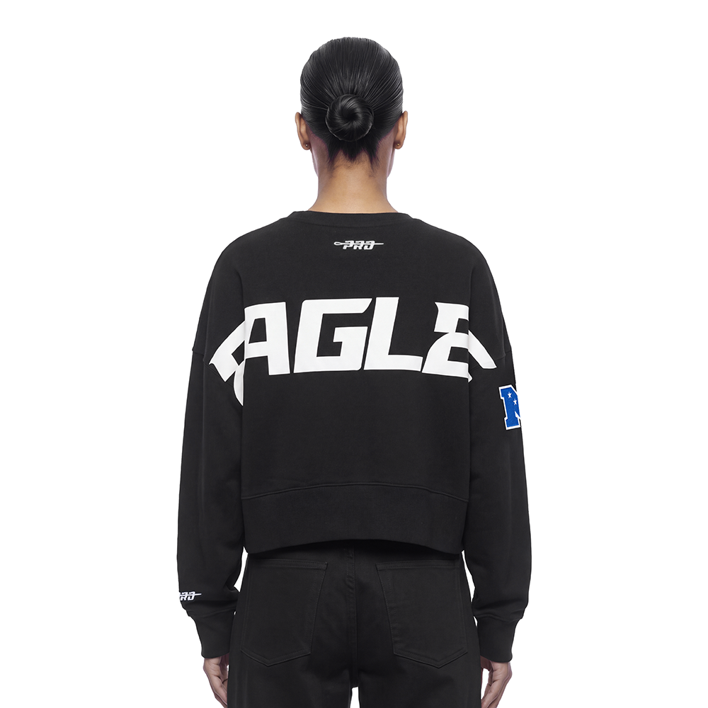 NFL PHILADELPHIA EAGLES PLAYBACK WOMEN'S SWEATSHIRT (BLACK)