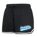 NFL PHILADELPHIA EAGLES SCRIPT TAIL WOMEN'S MESH TAPE SHORT (BLACK)