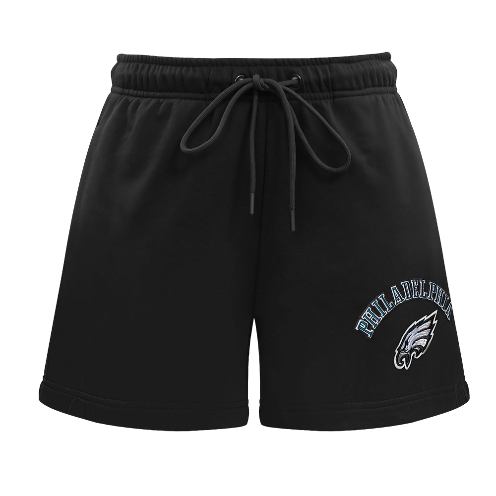 NFL PHILADELPHIA EAGLES CLASSIC WOMEN'S FLEECE SHORT (BLACK)