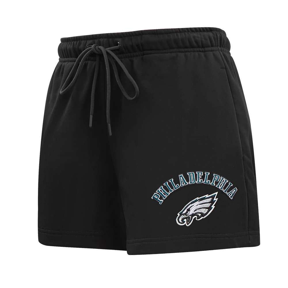 NFL PHILADELPHIA EAGLES CLASSIC SHORT EN MOLLETON POUR FEMME (NOIR)