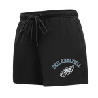 NFL PHILADELPHIA EAGLES CLASSIC SHORT EN MOLLETON POUR FEMME (NOIR)