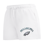 NFL PHILADELPHIA EAGLES CLASSIC SHORT EN MOLLETON POUR FEMME (BLANC)