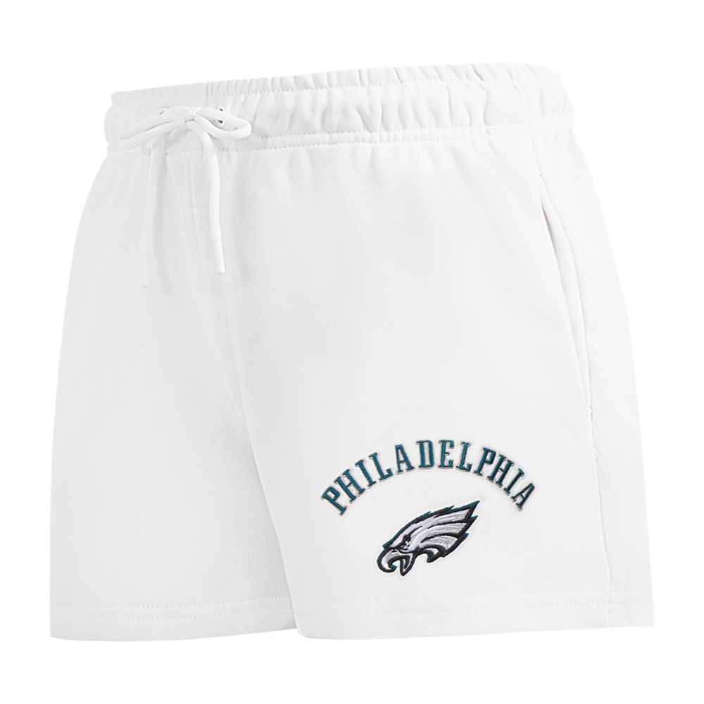 NFL PHILADELPHIA EAGLES CLASSIC SHORT EN MOLLETON POUR FEMME (BLANC)